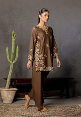 Abeera Exclusive Stitched 2 Piece Premium Cotton Suit-FC-07