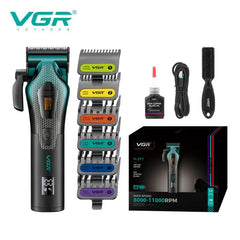 VGR-V-271 Professional men's hair clipper with a powerful 11,000 RPM motor