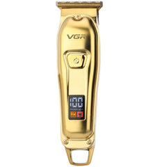 VGR-V-965 Professional Hair Trimmer for Men - Cord/Cordless, Precision T-Blade, LED Display, Turbo Function