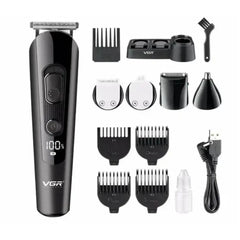 VGR-V175 Professional Cord Cordless Grooming Kit with 5 Guide Combs Runtime 150 min