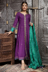 Zaaviay Stitched Eid Edit Khushboo (Three Piece)