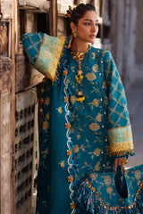 Elan Unstitched 3 Piece Luxury Lawn Suit-10-A-Ophelia