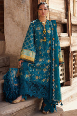 Elan Unstitched 3 Piece Luxury Lawn Suit-10-A-Ophelia