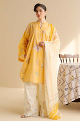 CoCo Prints By Zara Shah Jahan Unstitched 3 Piece Lawn Drop Two Suit-10-B-Luna