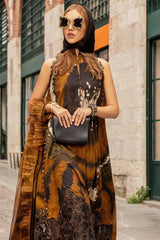 M Prints By Maria B Unstitched 3 Piece Cambric Fall Edit Suit-MPT-2310-B