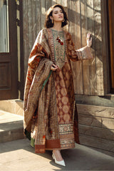 Broadway By Mushq Unstitched 3 Piece Winter Suit-MWI-10-Eternal Promise