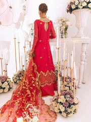 Sawariya by Roheenaz Unstitched 3 Piece Luxury Khalidar Chiffon Suit-S-10