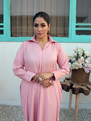 Tng By Md Solid Co Ords Collection-Saya  (Soft Pink)