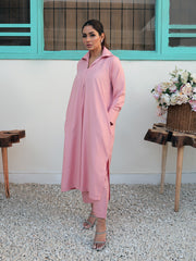 Tng By Md Solid Co Ords Collection-Saya  (Soft Pink)