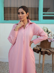 Tng By Md Solid Co Ords Collection-Saya  (Soft Pink)
