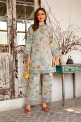 Maria B Unstitched M Basics Summer Lawn Suit-MB-101-B