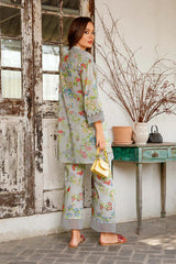 Maria B Unstitched M Basics Summer Lawn Suit-MB-101-B