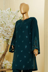 Thread & Needle By HZ Stitched 2 Piece Festive Solid Emb Cotton Suit-SE2P-101