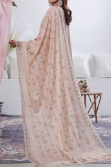 Aizal Stitched 3 Piece Embroidered Fancy Suit-AE-102-Peach