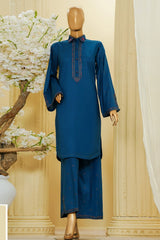 Thread & Needle By HZ Stitched 2 Piece Festive Solid Emb Cotton Suit-SE2P-104