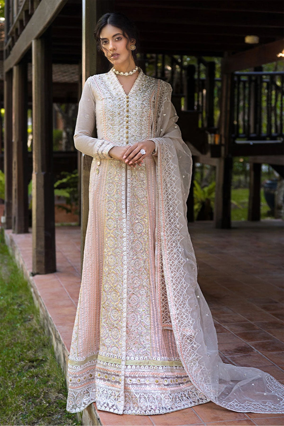 Roohi By Mushq Unstitched 3 Piece Luxury Formals Collection'2024-104-Anika
