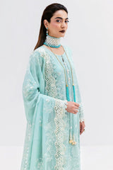 Luxe By Imrozia Serene Unstitched 3 Piece Luxury Formals Collection'2025-S-1087-Aqua