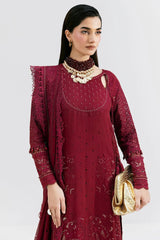 Luxe By Imrozia Serene Unstitched 3 Piece Luxury Formals Collection'2025-S-1089-Scarlet