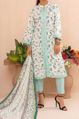 Amna Khadija Unstitched 3 Piece Wrinkle Free Prints Vol-17 Suit-1094-D