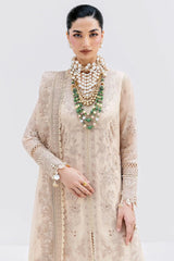 Luxe By Imrozia Serene Unstitched 3 Piece Luxury Formals Collection'2025-S-1094-Sand
