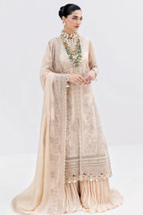 Luxe By Imrozia Serene Unstitched 3 Piece Luxury Formals Collection'2025-S-1094-Sand