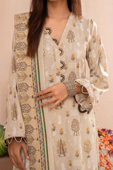 Amna Khadija Unstitched 3 Piece Wrinkle Free Prints Vol-17 Suit-1096-C