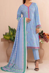 Amna Khadija Unstitched 3 Piece Wrinkle Free Prints Vol-17 Suit-1097-D