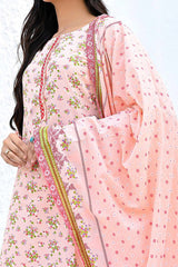 Amna Khadija Unstitched 3 Piece Wrinkle Free Prints Vol-18 Suit-1098-A