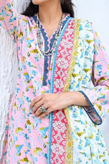 Amna Khadija Unstitched 3 Piece Wrinkle Free Prints Vol-18 Suit-1099-B