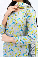Amna Khadija Unstitched 3 Piece Wrinkle Free Prints Vol-18 Suit-1099-D
