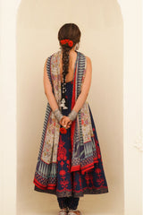 Zara Shahjahan Unstitched 3 Piece Embroidered Lawn Suit-ZSJ-10-A
