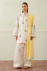 Coco By Zara Shah Jahan Unstitched 3 Piece Summer Lawn Suit-10-B-Nora