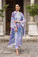 Tahra by Zainab Chottani Unstitchd 3 Piece Lawn Collection'2023-ZTC-10-B