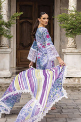 Tahra by Zainab Chottani Unstitchd 3 Piece Lawn Collection'2023-ZTC-10-B