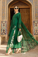 Voyage A Luxe by Maria B Unstitched 3 Piece Luxury Eid Lawn Suit-MVL-10-B