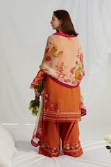 Coco by Zara Shahjahan Unstitched 3 Piece Lawn Vol-02 Suit-ZSC-10-B