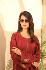 Najia Zia Stitched 2 Piece Festive Collection'2025-Bold