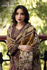 Asim Jofa Unstitched 3 Piece Winter Suit-AJUW-10