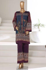 Sada Bahar Stitched Co Ords Printed Khaddar Suit-PR-10-Falsa