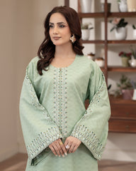 Flutterby Stitched 2 Piece Cotton Satin Winter Collection'2025-Eliza-lg