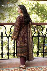 Asim Jofa Unstitched 3 Piece Winter Suit-AJUW-10