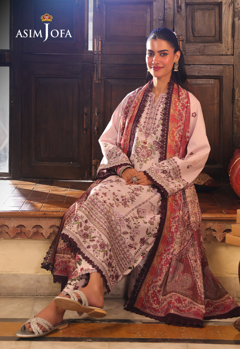Rhapsody By Asim Jofa Unstitched 3 Piece Summer Collection'2025 Ajubu-05