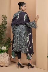 Zara By Humdum Unstitched 3 Piece Winter Collection'2024-D-04