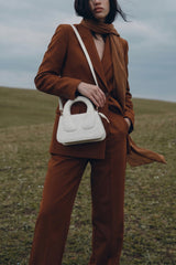 Fineur Handbag Crest - White