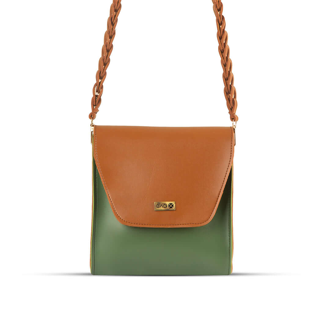 GLOW GREEN / BROWN - Bag X