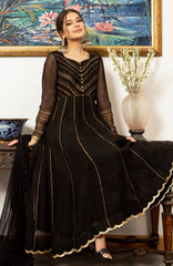 Joy Pret By Zaaviay Stitched Night Fall (Three Piece)