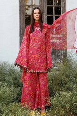 Maria B Unstitched M Basics Summer Lawn Suit-MB-110-B