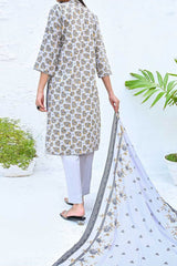 Amna Khadija Unstitched 3 Piece Wrinkle Free Prints Vol-18 Suit-1100-B