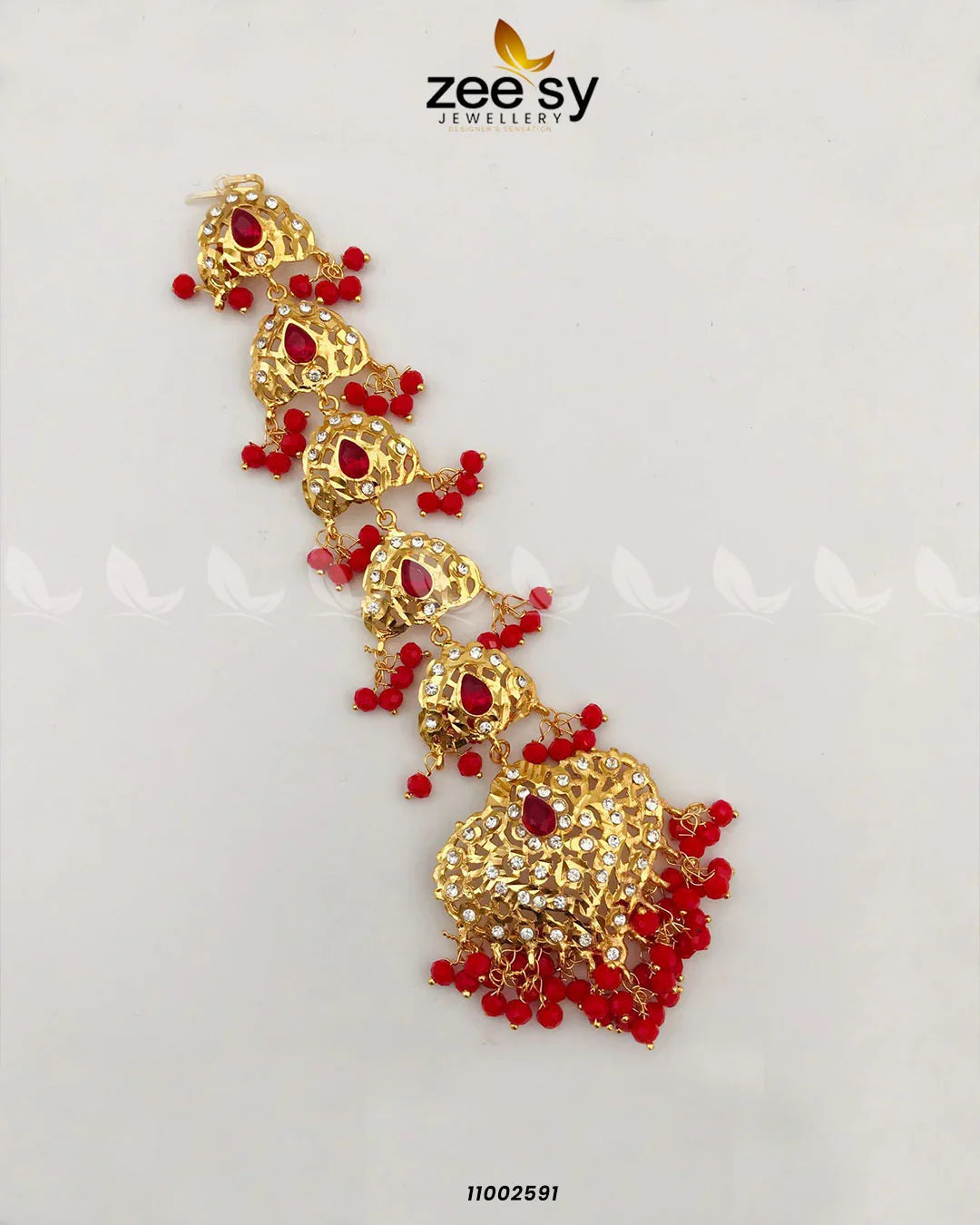 Bindiya-0106 Full Red - Zeesy Jewellery