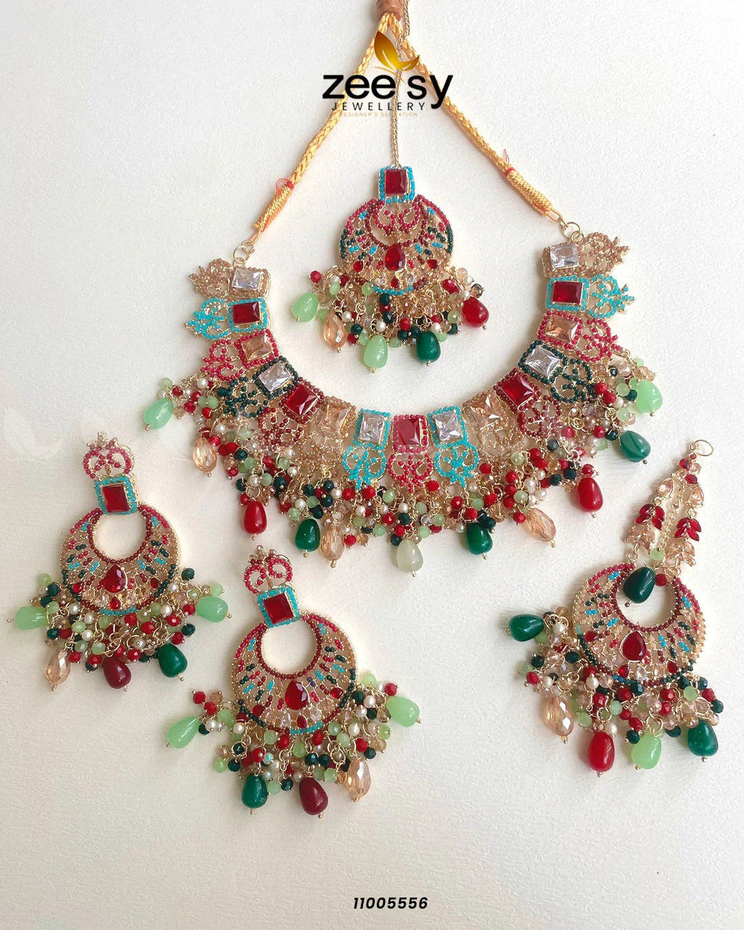 BRIDAL-0235 Multi - Zeesy Jewellery